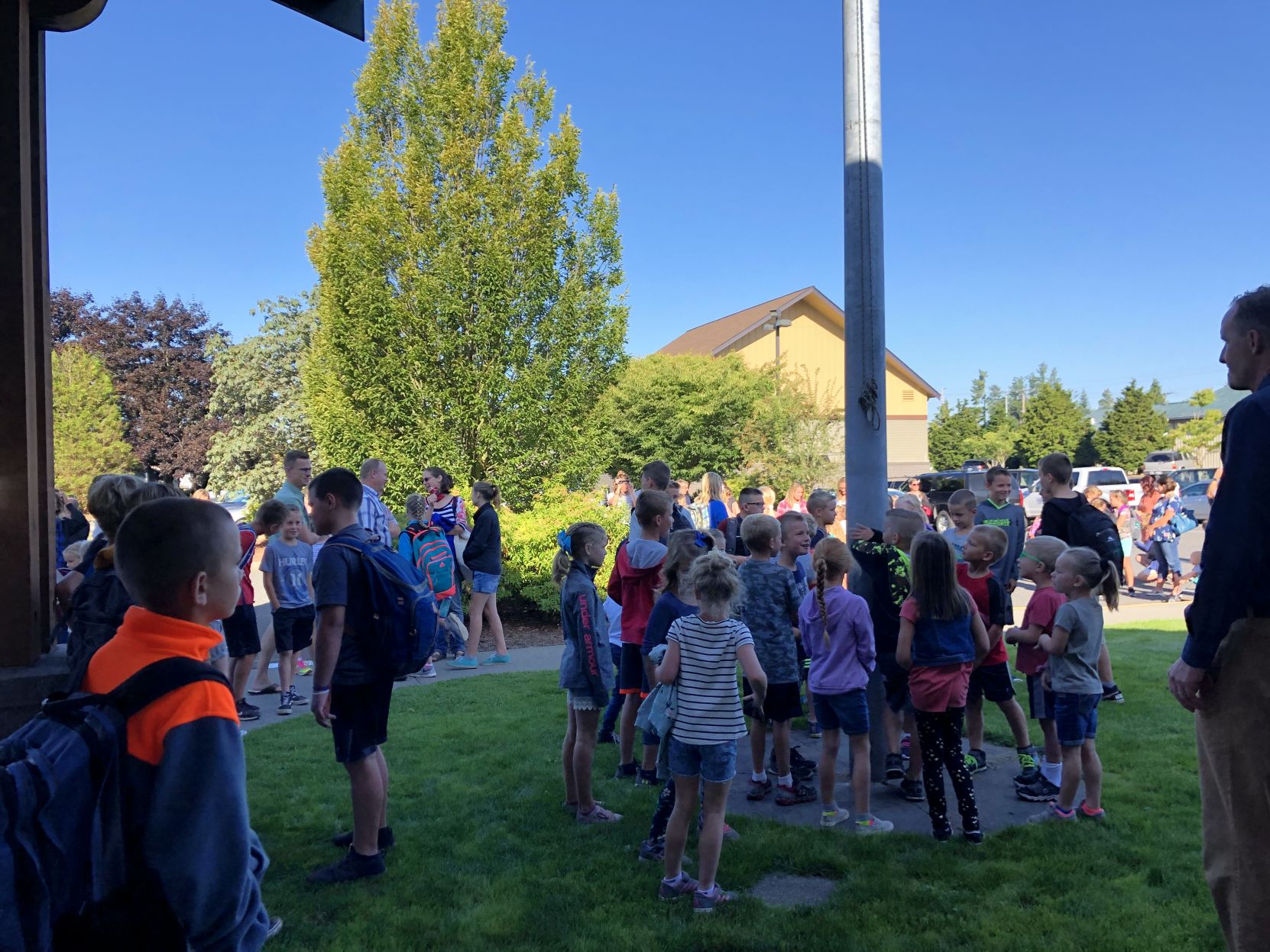 First day of school at Cornerstone